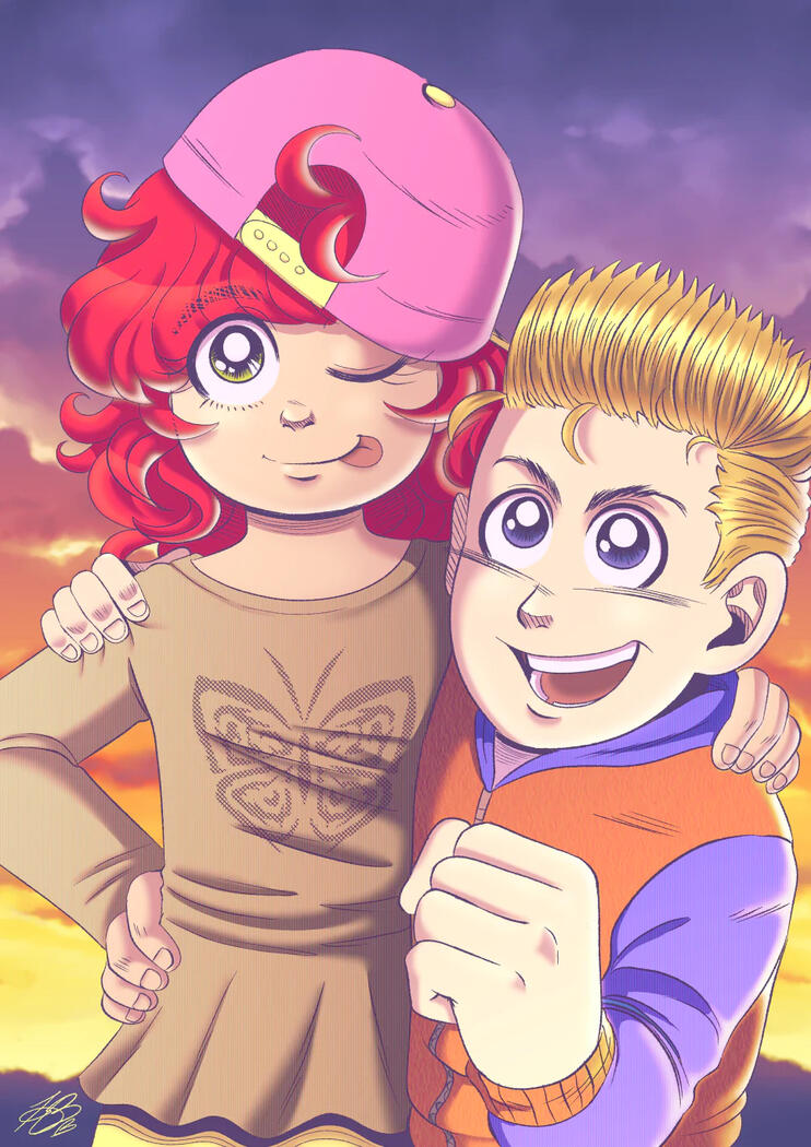 Karting Pals - Illustration for my Paradiso comic