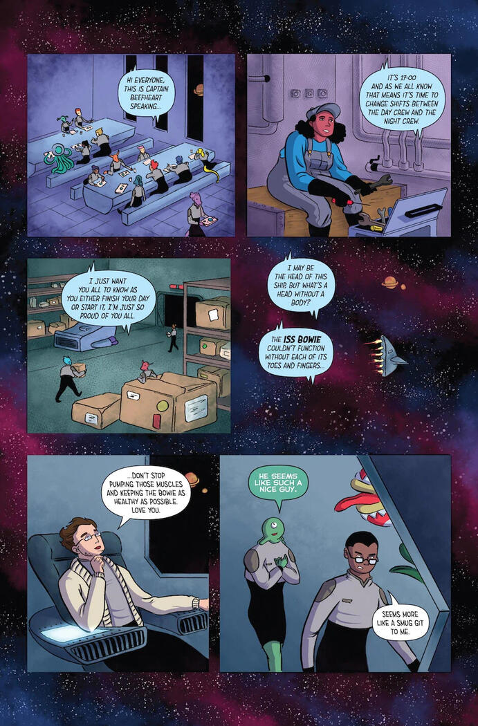 SHIP WRECKED Vol. 3 Page 6 - Written by Aaron Fever, drawn by Iuli Niculescu and coloured by Hayley Mulcahy